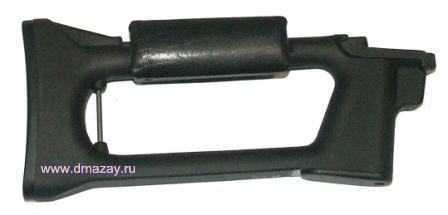  Приклад с подщечником к охотничьему карабину ТИГР пластик черный(3426)
